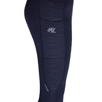 Navy Kingsland Kattie vinter ridetights med fuld grip